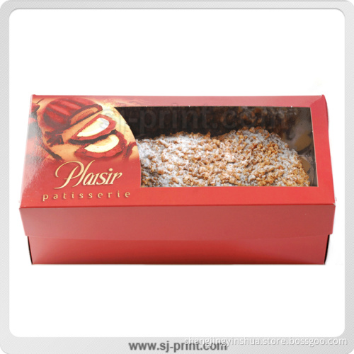 Cookie and Bakery Boxes with Window, Paper Color Box